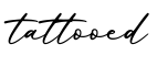 单词tattooed书写