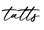 单词tatts书写