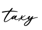 单词taxy书写