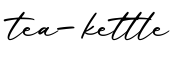 单词tea-kettle书写