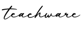 单词teachware书写