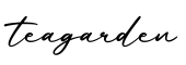 单词teagarden书写