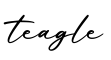 单词teagle书写