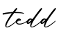 单词tedd书写