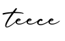 单词teece书写