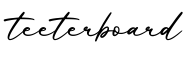 单词teeterboard书写