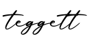 单词teggett书写