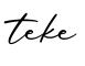 单词teke书写