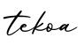 单词tekoa书写