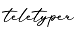 单词teletyper书写