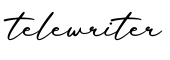单词telewriter书写