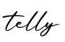 单词telly书写