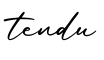 单词tendu书写