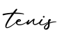 单词tenis书写