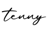 单词tenny书写