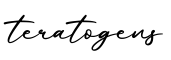 单词teratogens书写