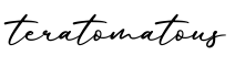 单词teratomatous书写