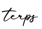 单词terps书写