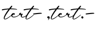 单词tert-,tert.-书写