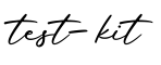 单词test-kit书写