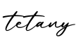 单词tetany书写