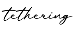 单词tethering书写