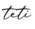 单词teti书写