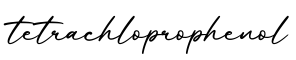 单词tetrachloprophenol书写