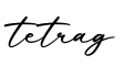 单词tetrag书写