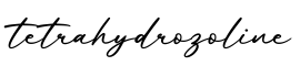 单词tetrahydrozoline书写