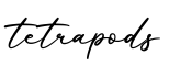 单词tetrapods书写