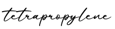 单词tetrapropylene书写