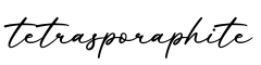 单词tetrasporaphite书写