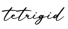 单词tetrigid书写