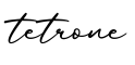 单词tetrone书写