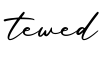 单词tewed书写