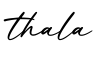 单词thala书写
