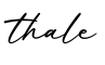 单词thale书写