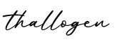 单词thallogen书写