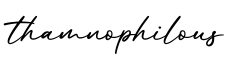 单词thamnophilous书写