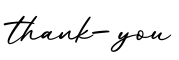 单词thank-you书写