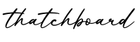 单词thatchboard书写