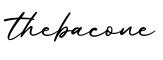 单词thebacone书写