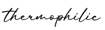 单词thermophilic书写