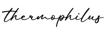单词thermophilus书写