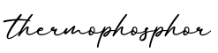 单词thermophosphor书写