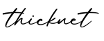 单词thicknet书写