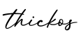 单词thickos书写
