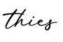 单词thies书写