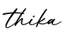 单词thika书写